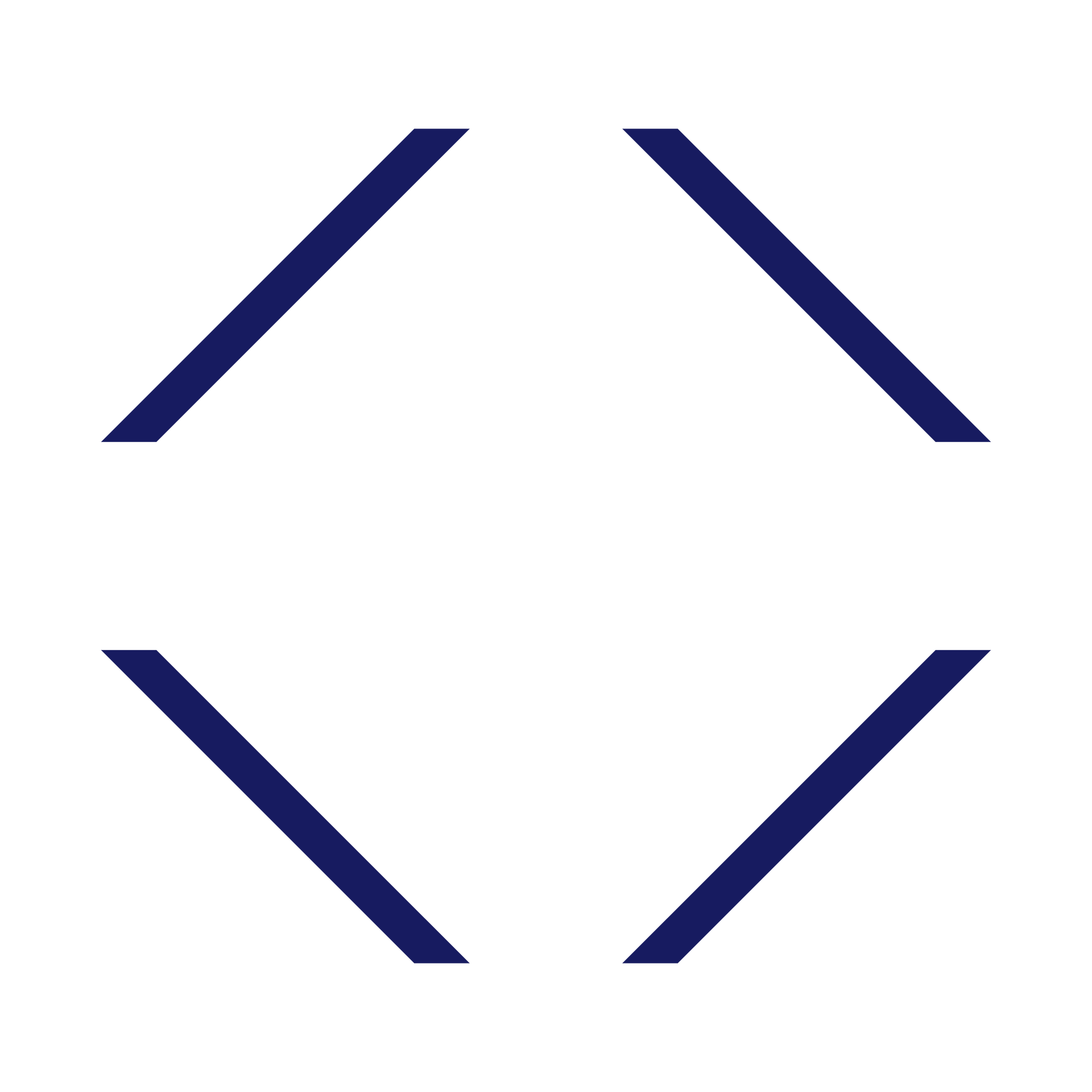 a pair of blue arrows pointing in opposite directions on a white background .