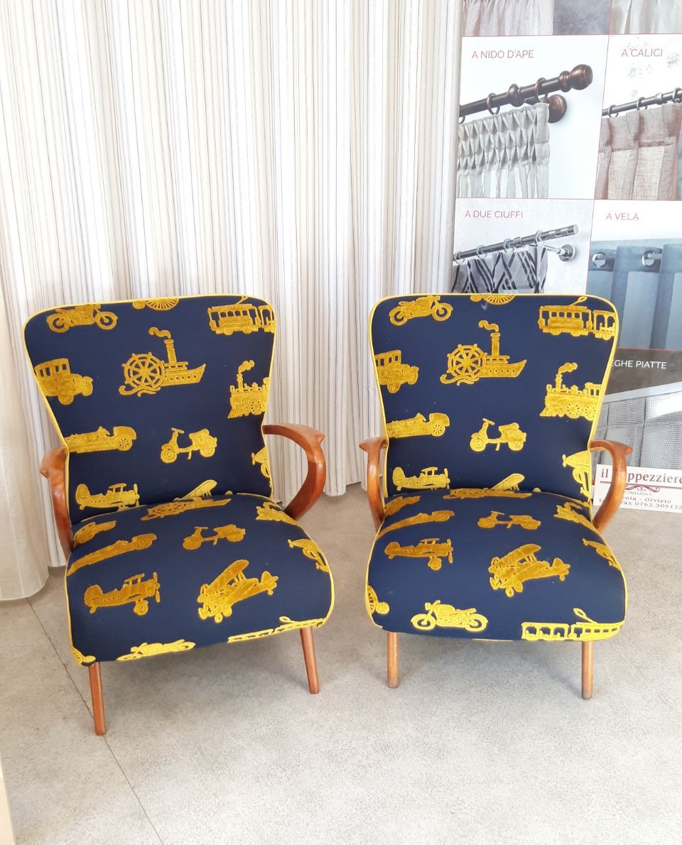 rivestimento sedie con poggiabraccia