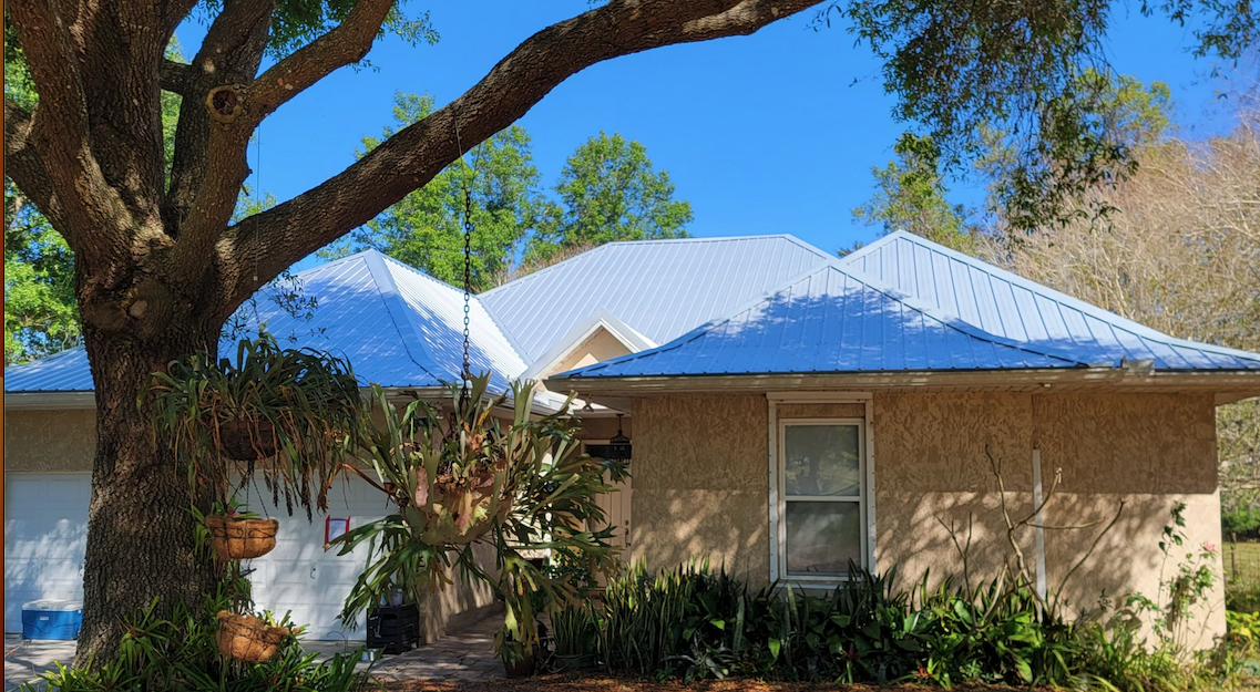 Zephyrhills metal roof solar-ready installation with radiant barrier