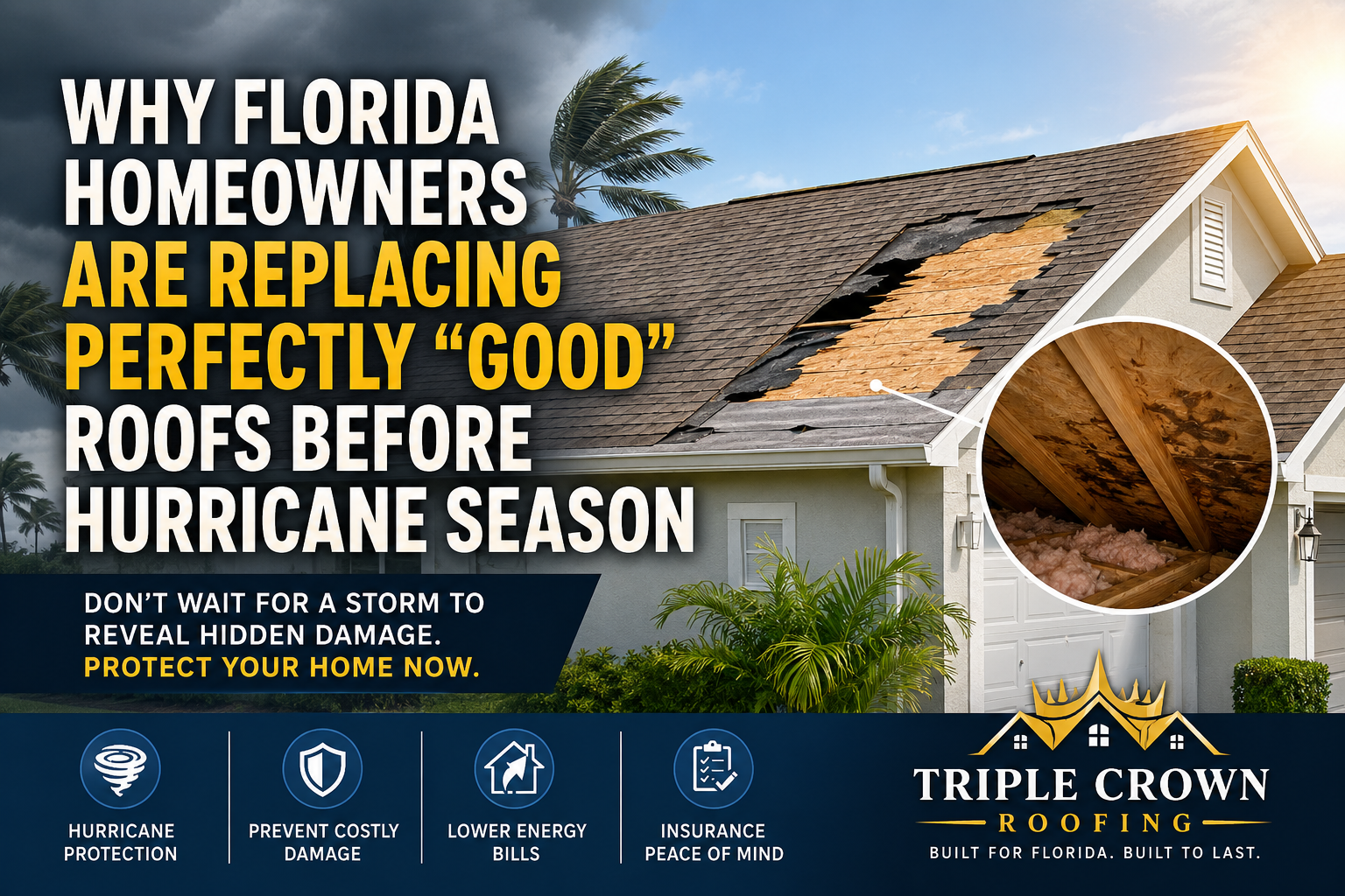 Hidden roof damage caused by Florida heat