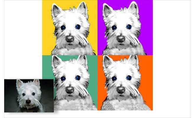 Pop art photo example 4