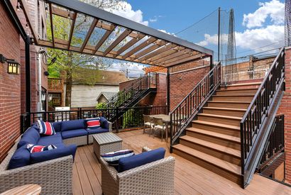 Roof deck addition — Chicago, IL — Compass Architecture