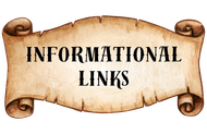 a scroll that says informational links on it