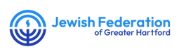 The logo for the jewish federation of greater hartford