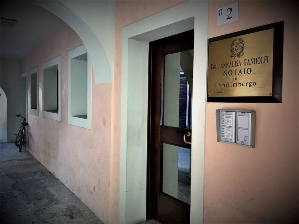 Studio del notaio a Spilimbergo