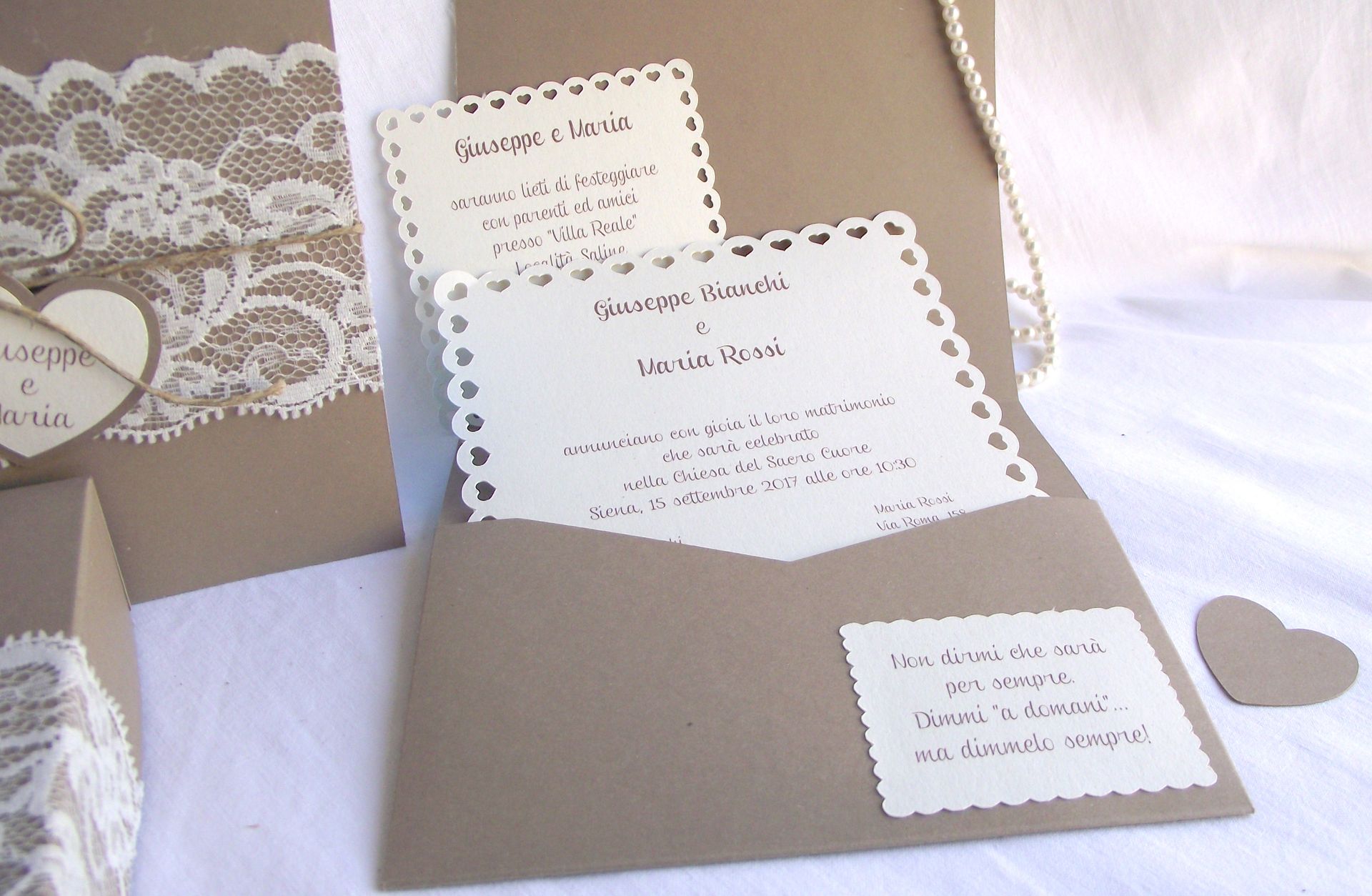 partecipazioni personalizzate