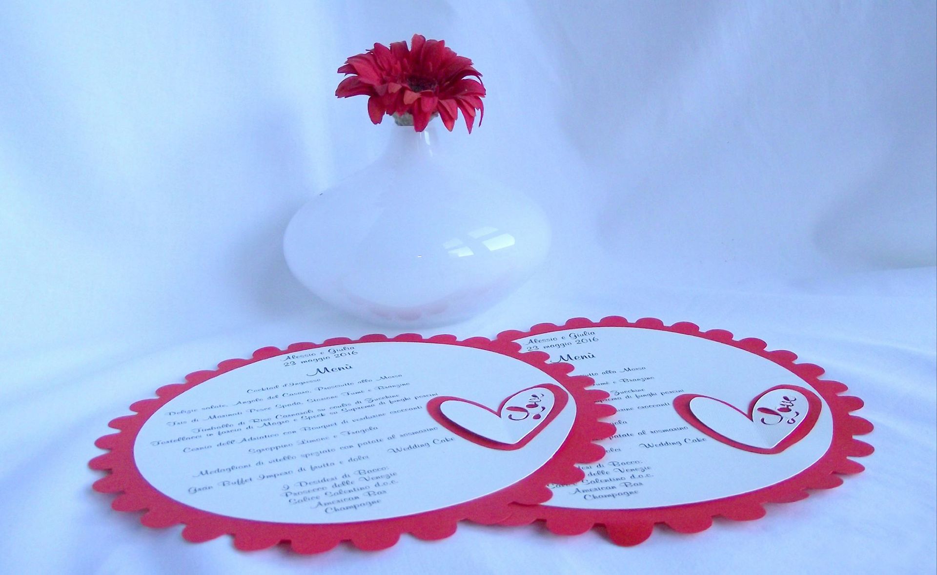 grafica menu personalizzato