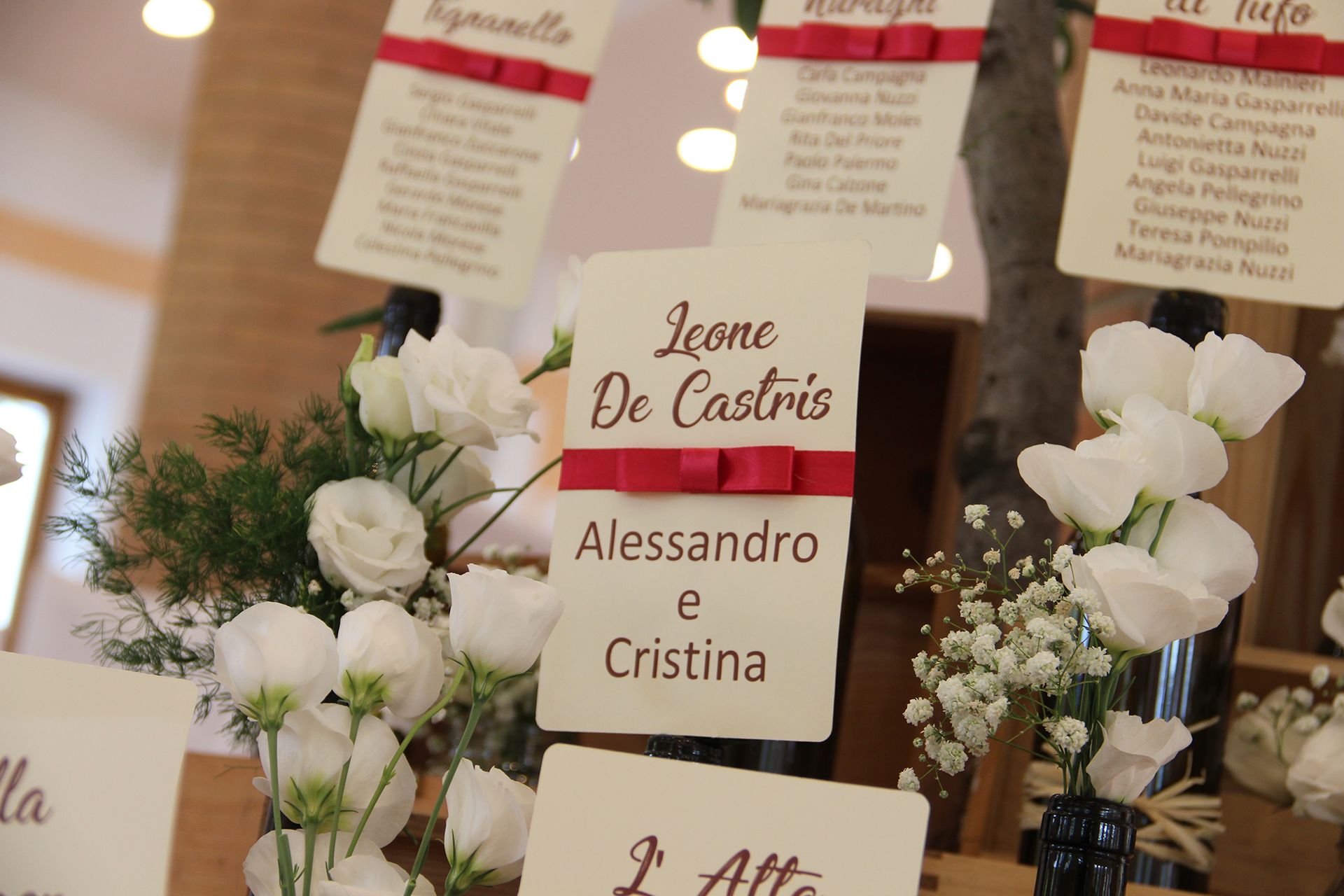 segnatavolo dettaglio