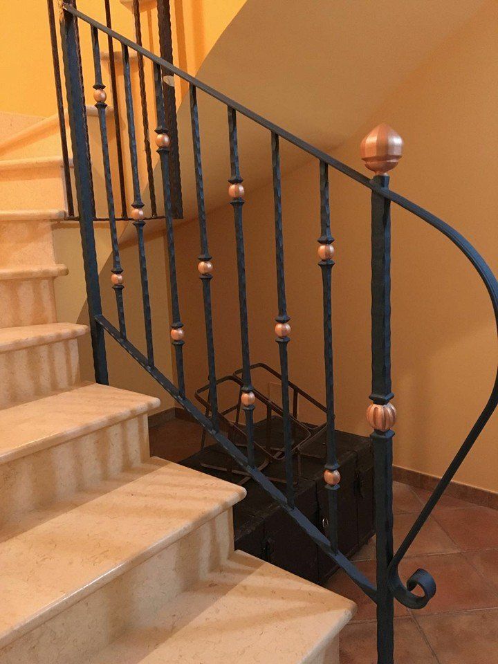 corrimano in ferro