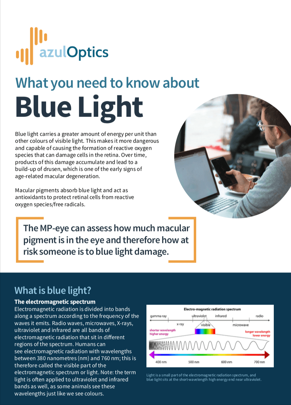 Blue Light Document Preview
