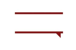 Two burgundy horizontal lines, one above the other, with the bottom line having a triangle pointing downward on the right.
