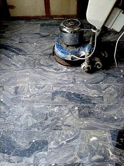 Lucidatura marmo scuro