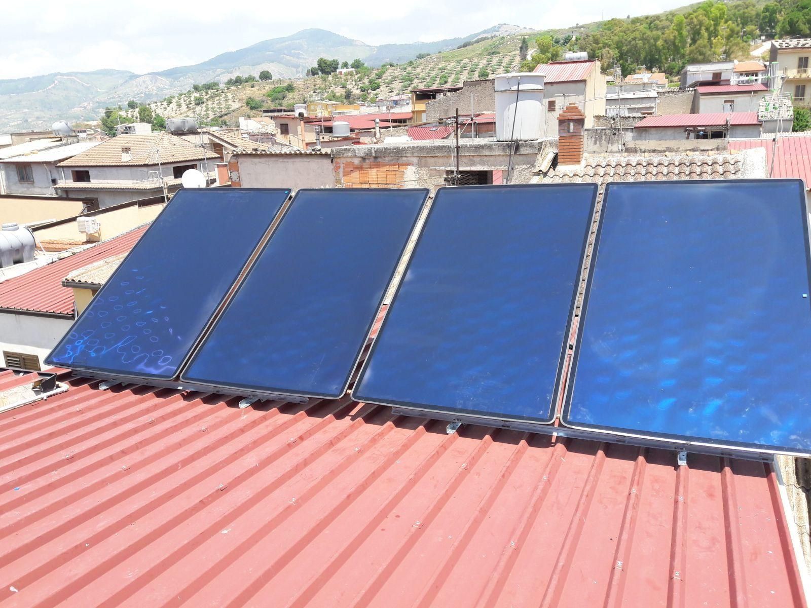 impianto di riscaldamento con pannelli fotovoltaici