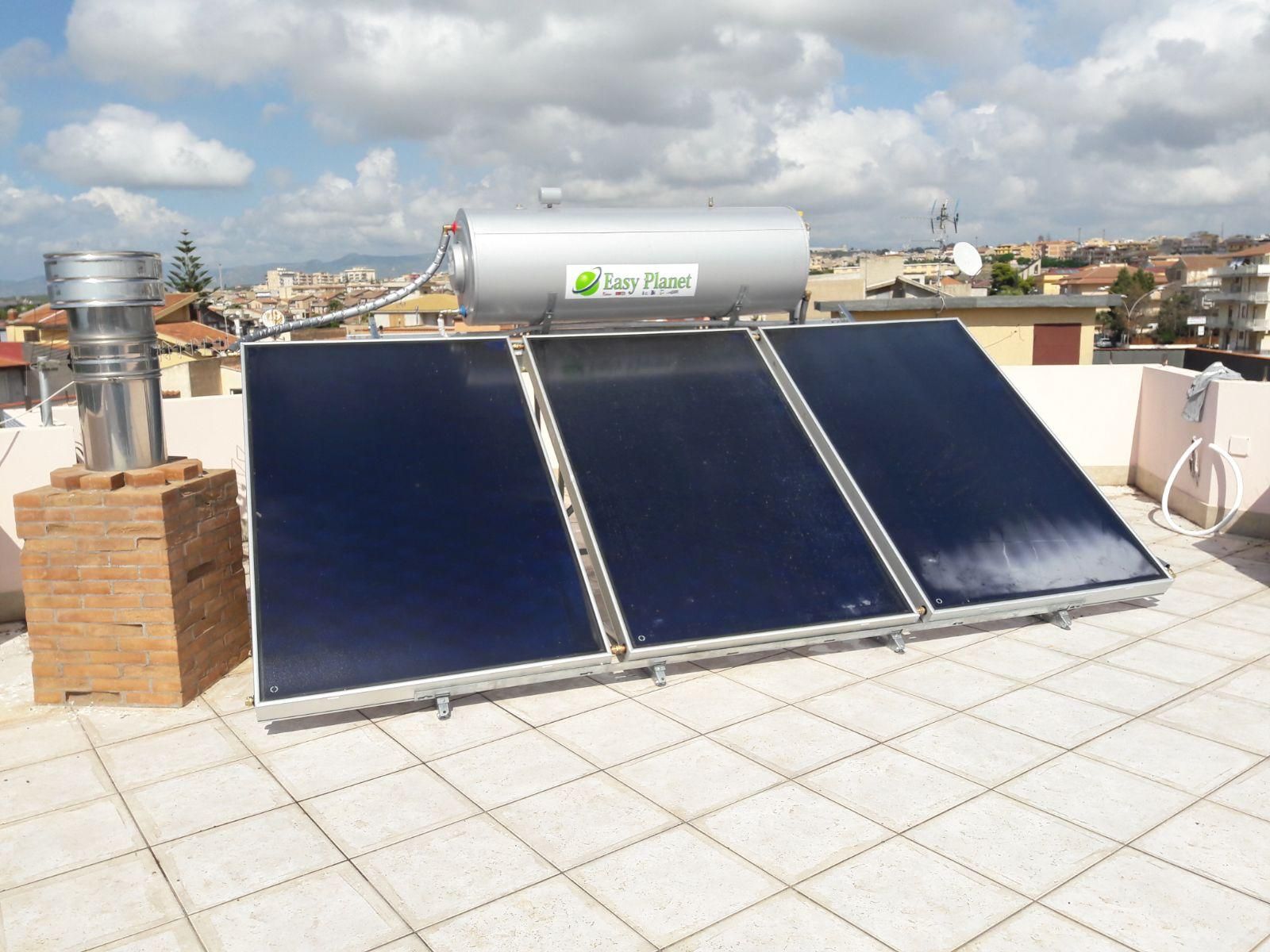 impianto di riscaldamento con pannelli fotovoltaici