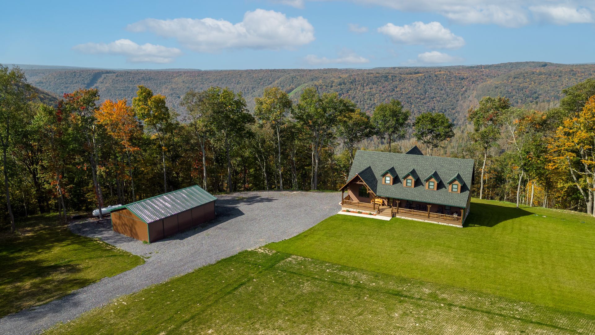 log cabin builder in centre county
