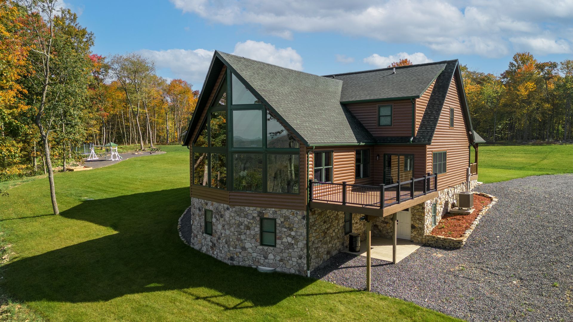 log cabin builder in Pine Creek