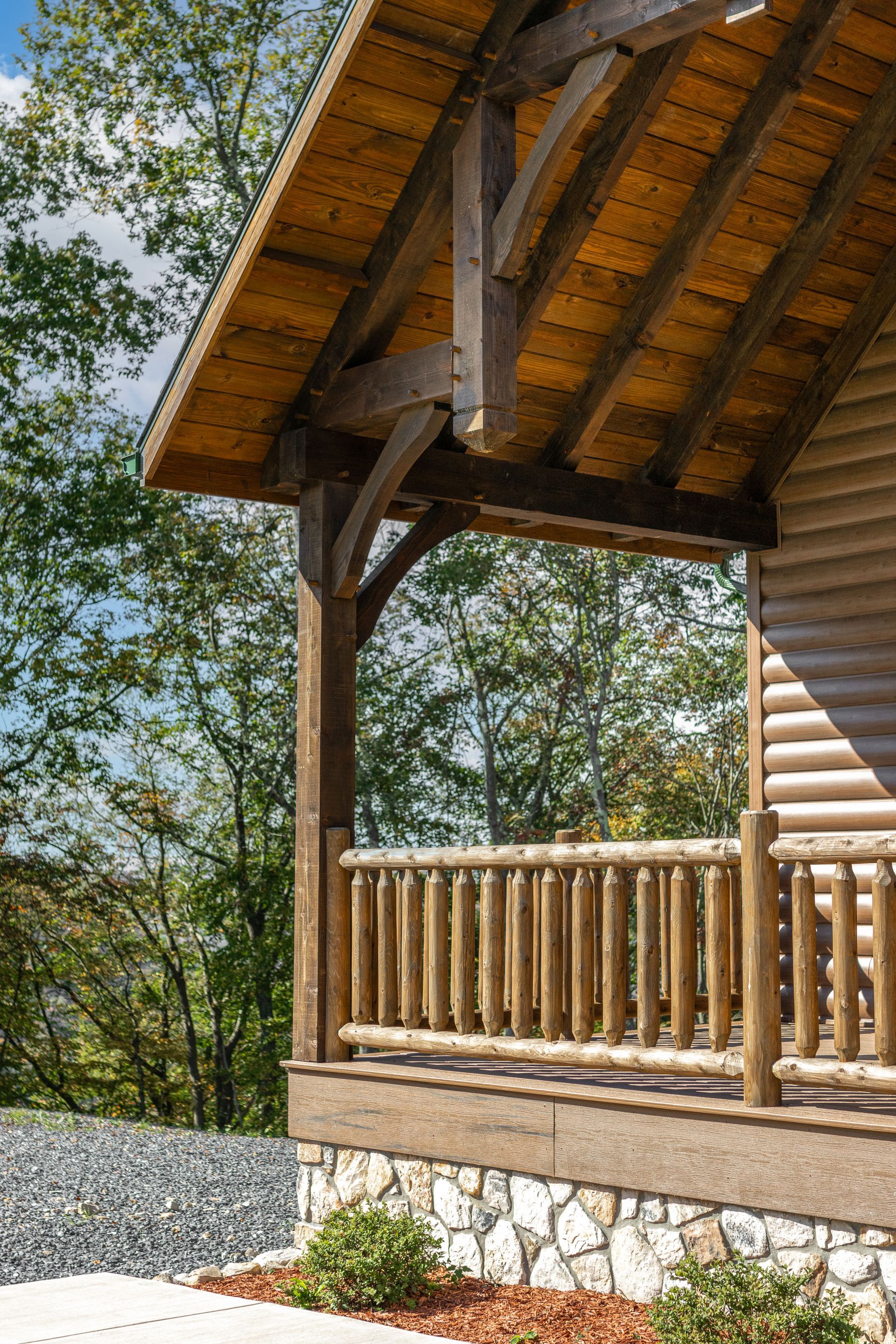 log cabin builder in Bellefonte