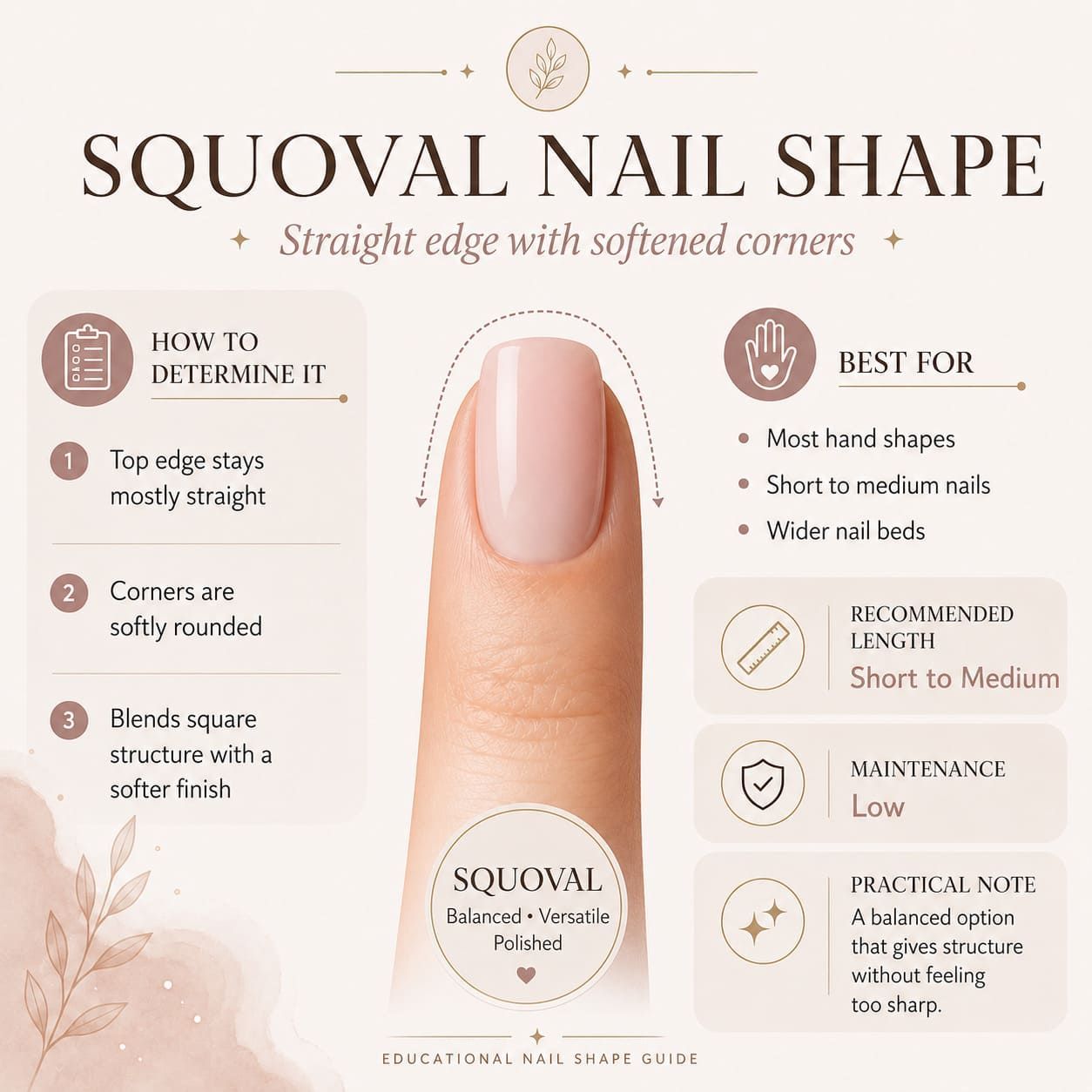 Squoval Nail Shape