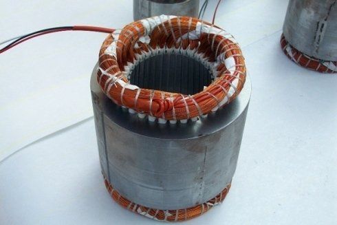 motore elettrico con avvolgimento