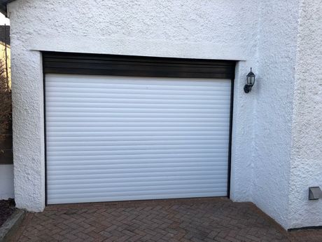 manually operated garage door