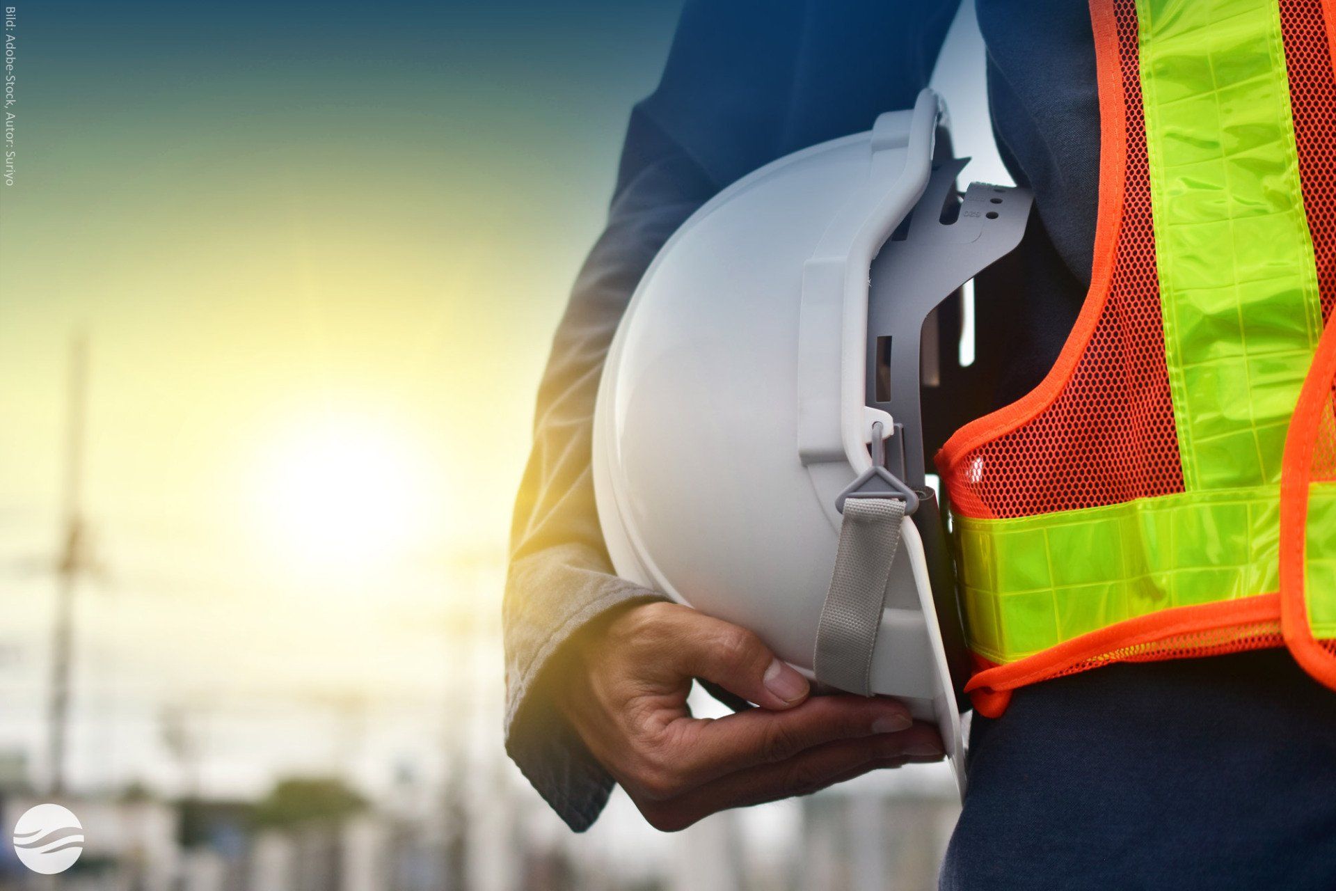 Schutzhelm und Schutzweste