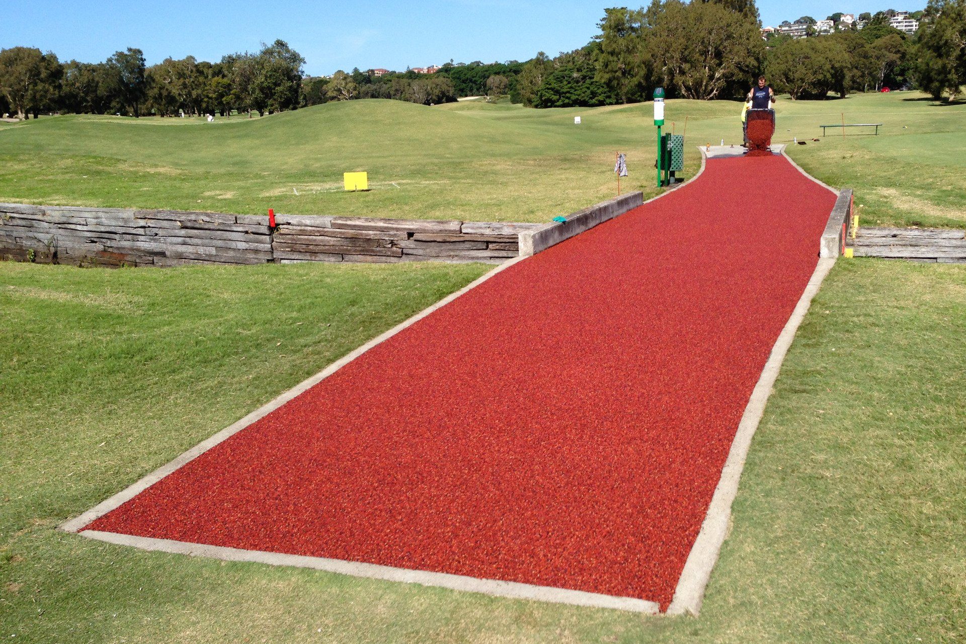 Newly Installed Golf Road — Sydney, NSW — Wetpour