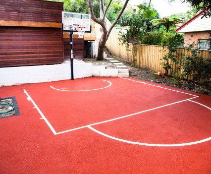 Basketball Court Surface — Sydney, NSW — Wetpour