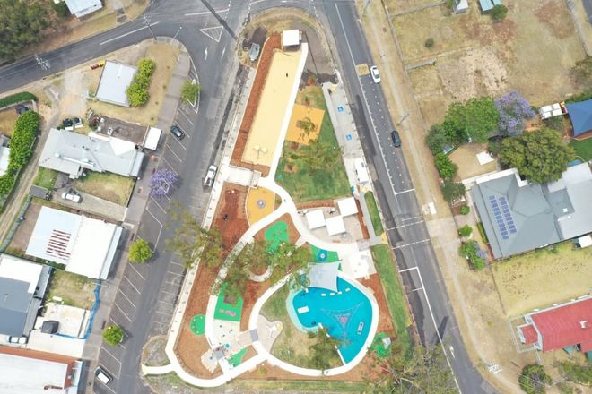Drone View of Playground — Sydney, NSW — Wetpour