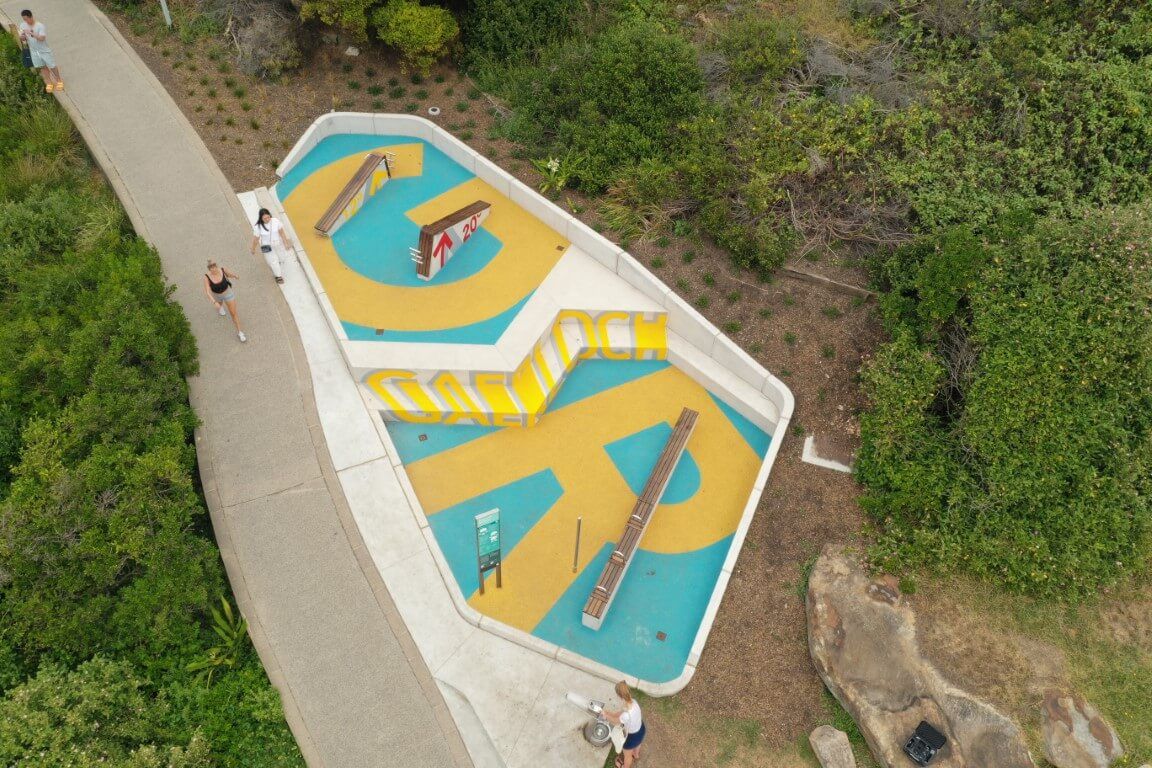 Custom Initials on Surface — Sydney, NSW — Wetpour