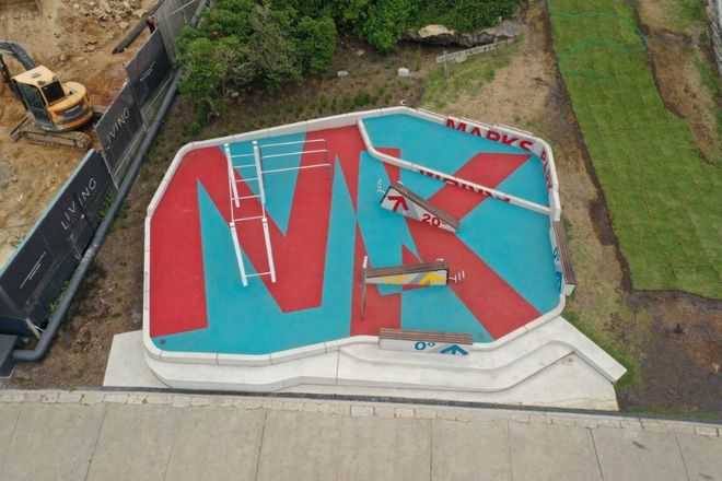 Blue and Red Playground Surface — Sydney, NSW — Wetpour