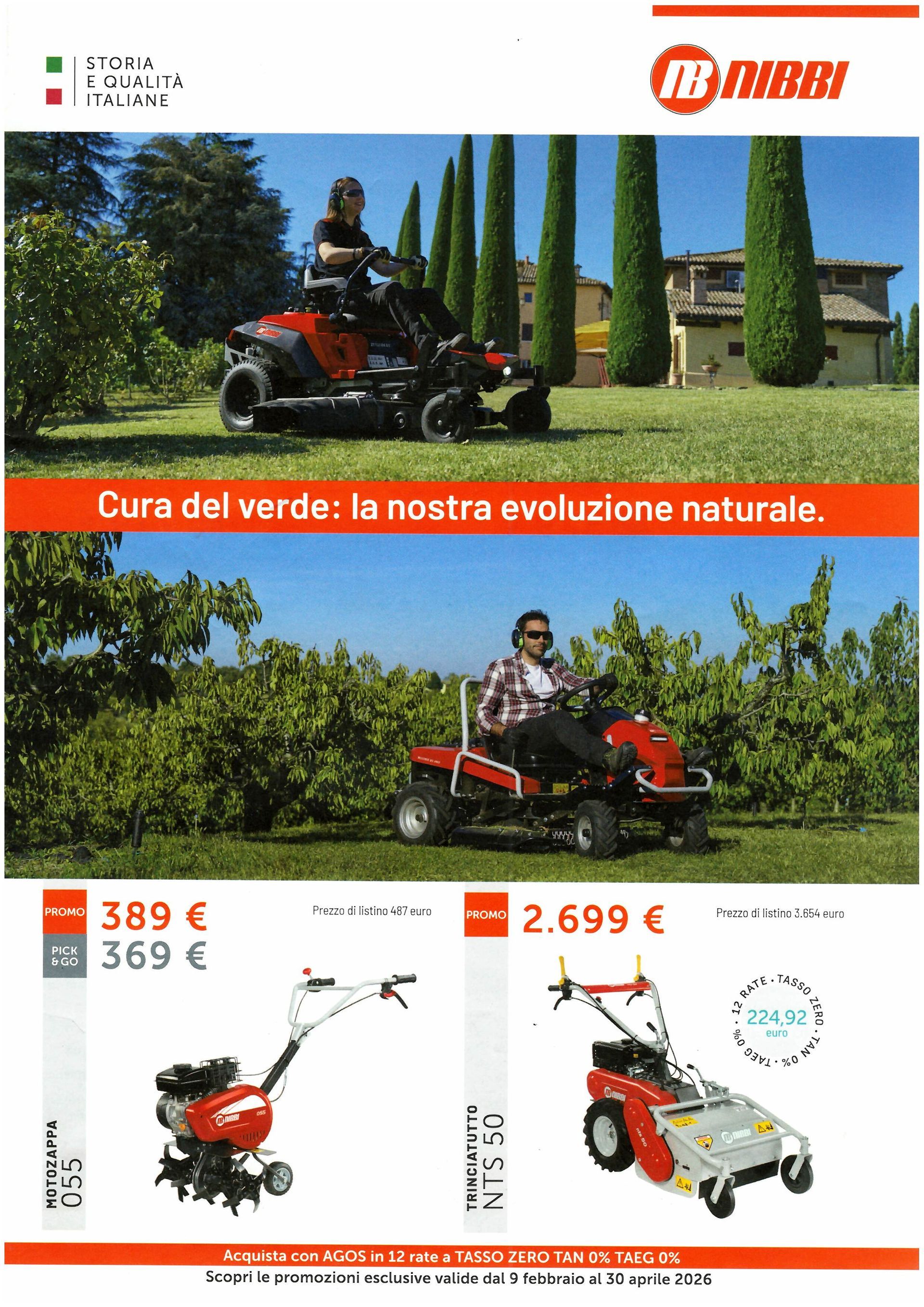 Promozione NIBBI dal 09 febbraio al 30 aprile 2026