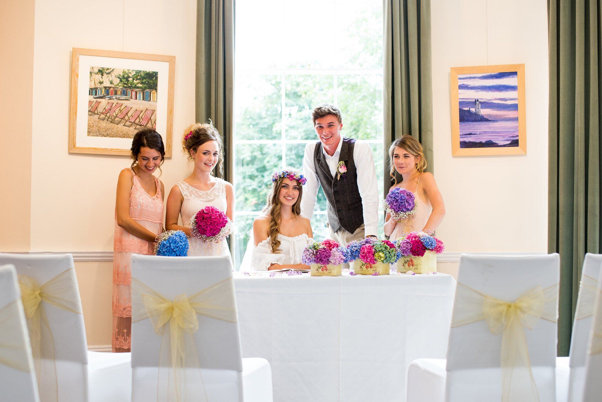 The romantic and exclusive setting of Kennaway House is the perfect wedding venue.