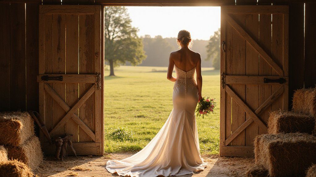 Can You Wear Sheath Wedding Dress to Barn Wedding