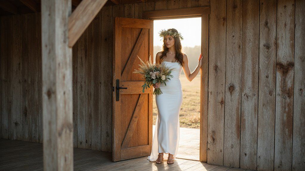 Can You Wear Sheath Wedding Dress to Barn Wedding
