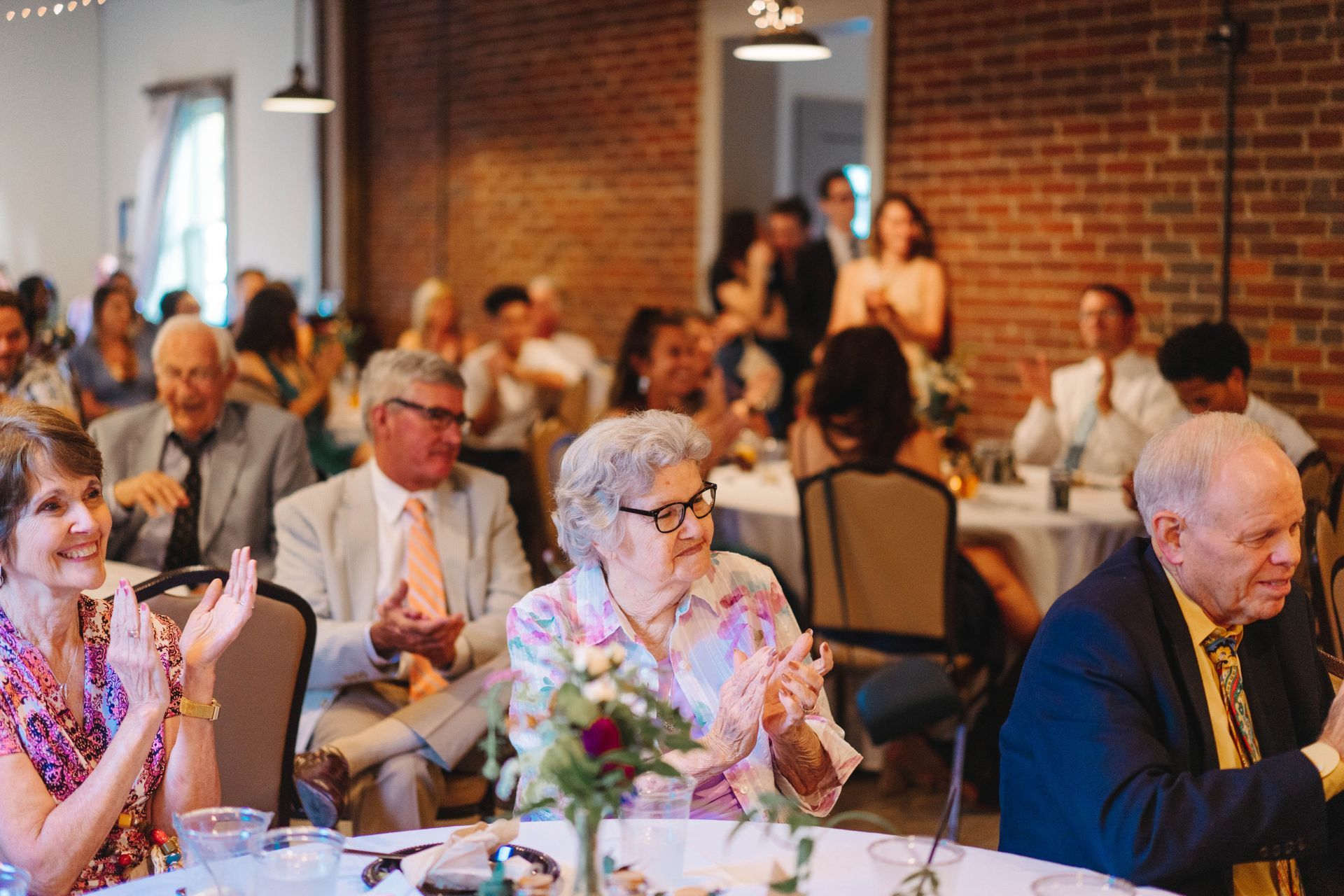 Guests celebrating at a 314 Exchange reception