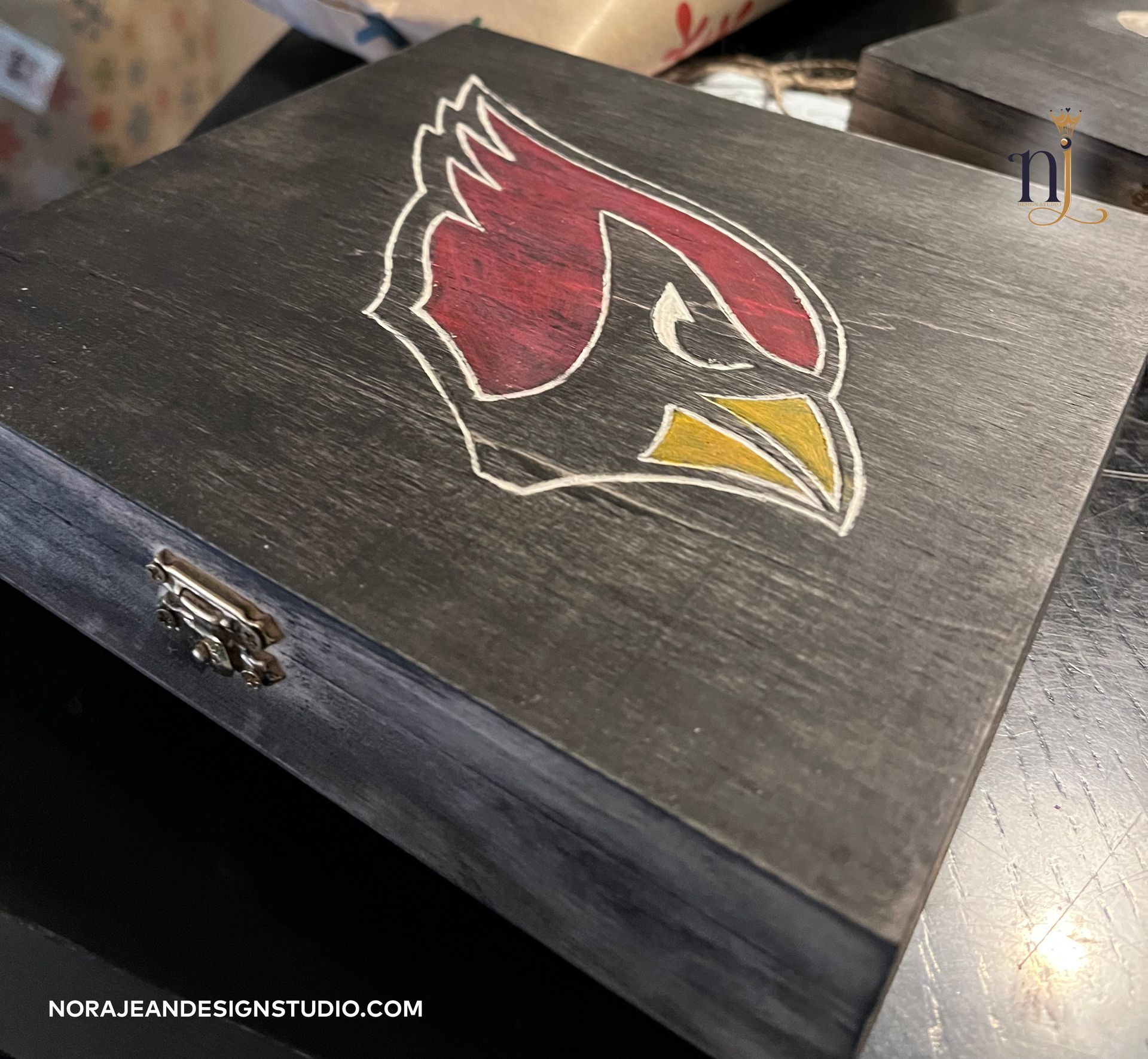 A wooden sign that says pray hard play hard on it