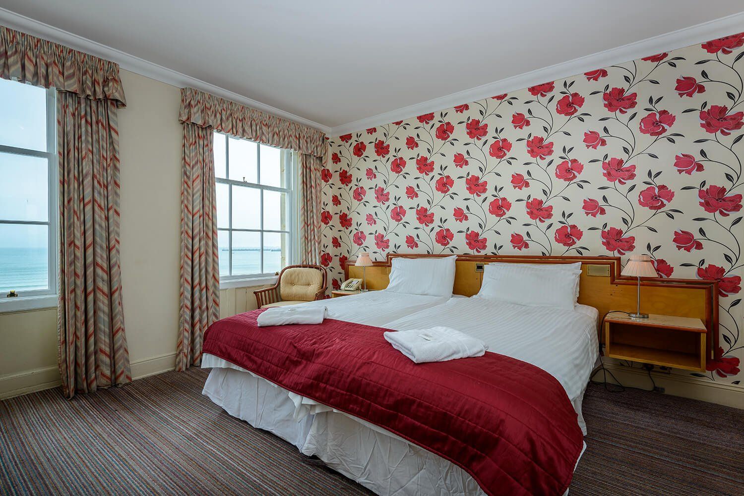 Seaview Double Room at the Russell Hotel in Weymouth