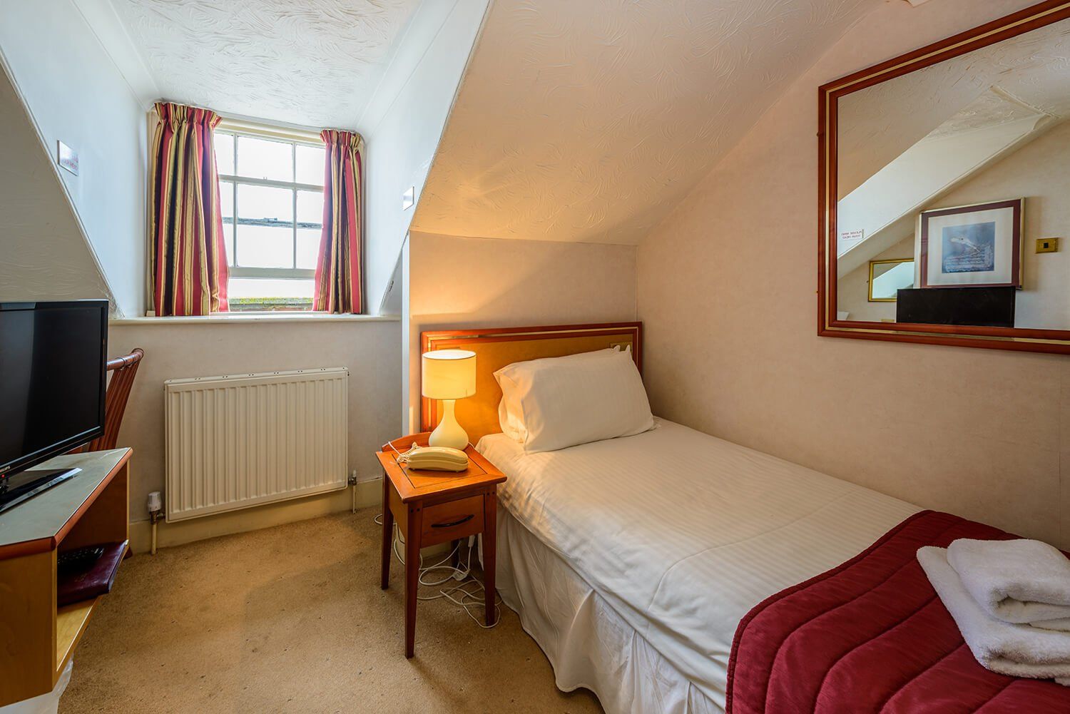 Standard Single Room at the Russell Hotel in Weymouth