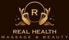 Logo: Gold hands framing a circle with 