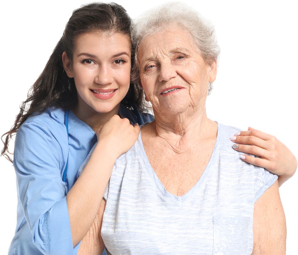 Senior Mother and Daughter