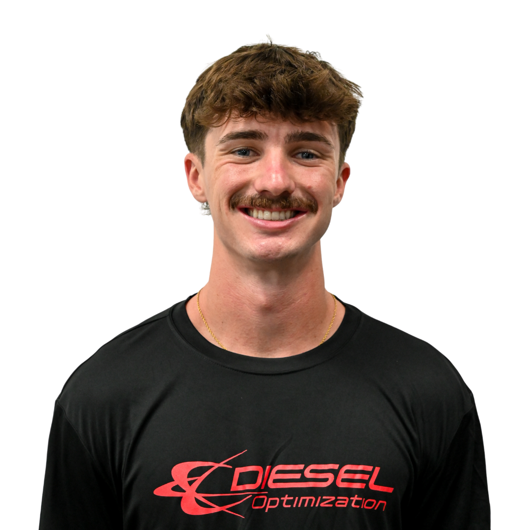 Man with short hair wearing a black shirt with 