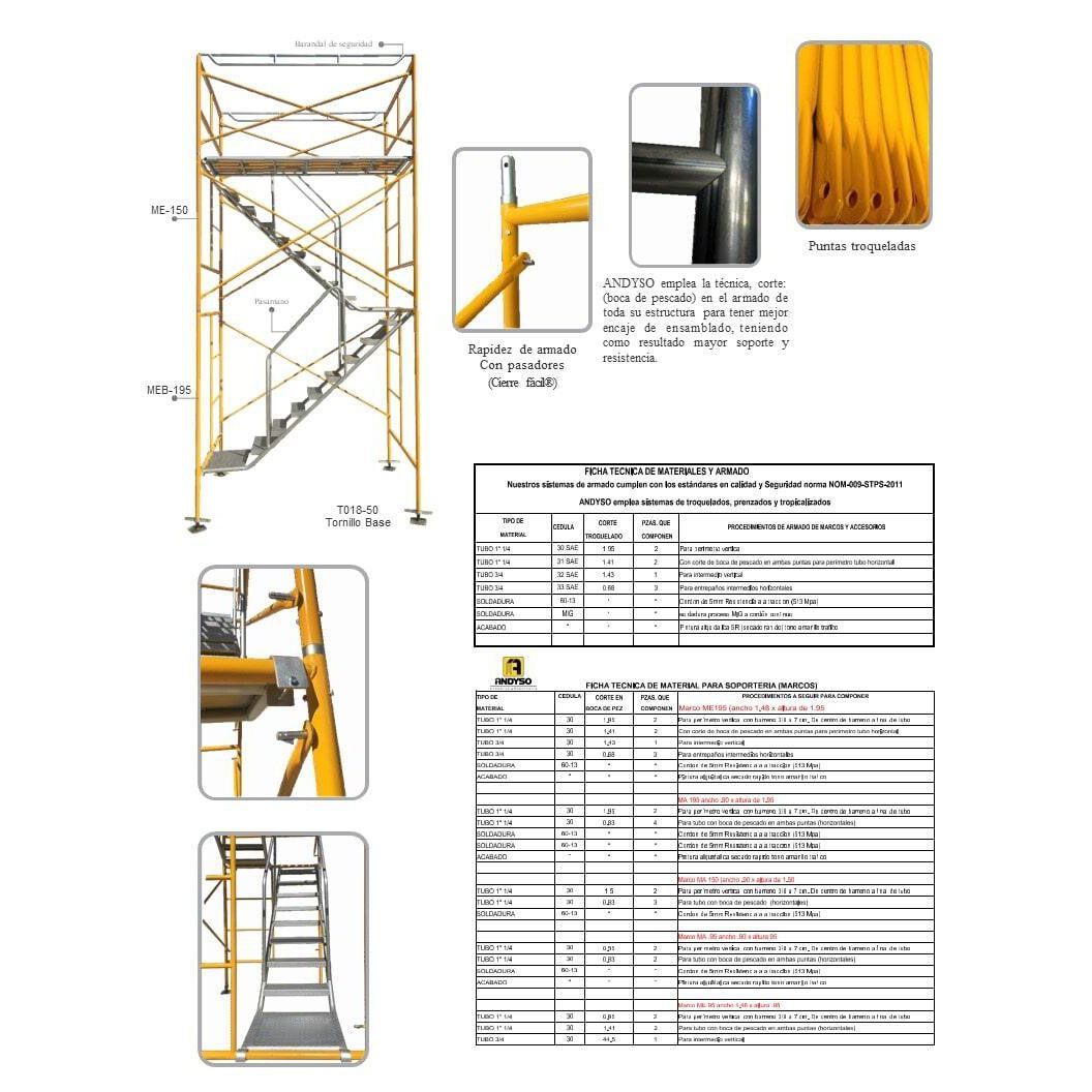ANDYSO ANDAMIOS Y SOPORTERIA SA DE CV