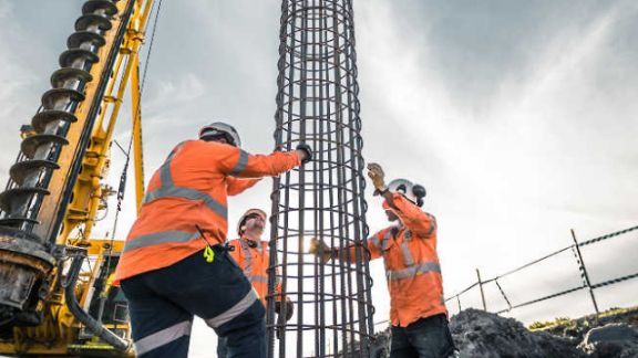Yellow Caution Tape and Sign Reading 