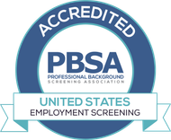 A logo for the united states employment screening association