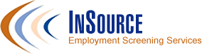 A logo for insource employment screening services