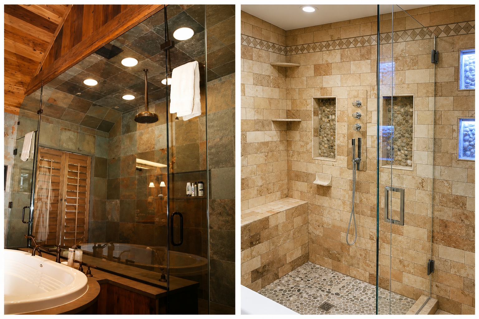 Steam Showers expertly installed by Glass Daddy Redmond in Madras, Oregon.