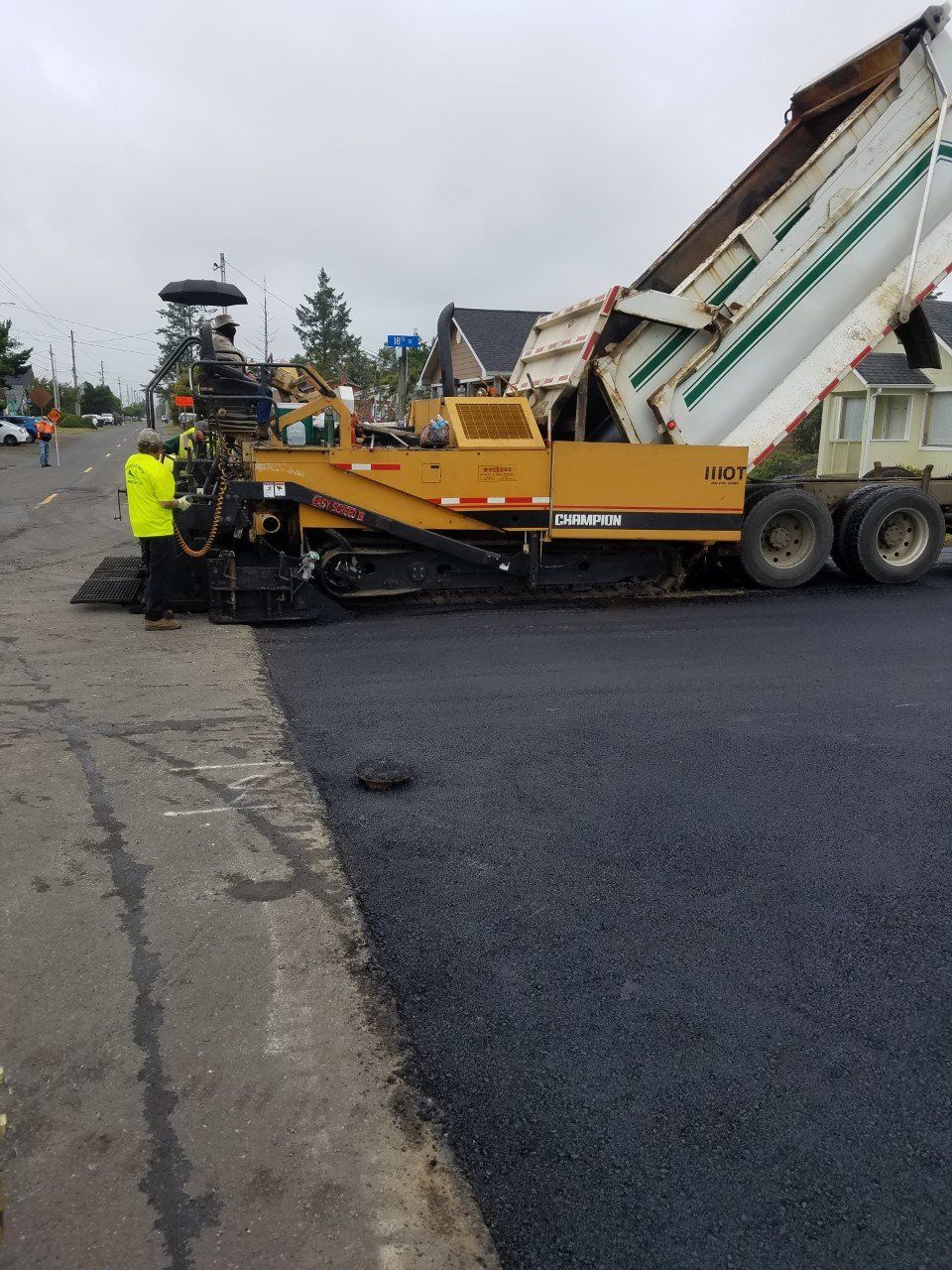 Ongoing Asphalt Process — Naselle, WA — Naselle Rock & Asphalt Co.