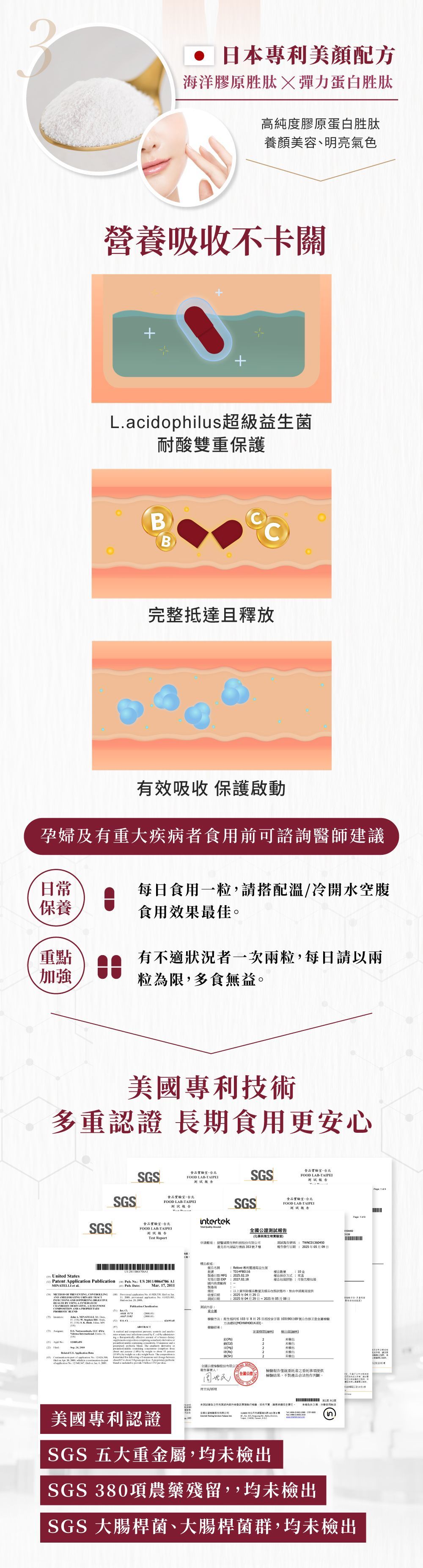 護膚資訊圖。它展示了從吸收到皮膚屏障的整個過程。包含圖文並茂的詳細資料。
