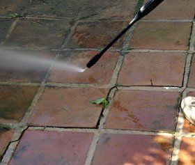 Pressure cleaning - Newhall, Derbyshire, Staffordshire, UK - DH Cleaning Services - Patio cleaning