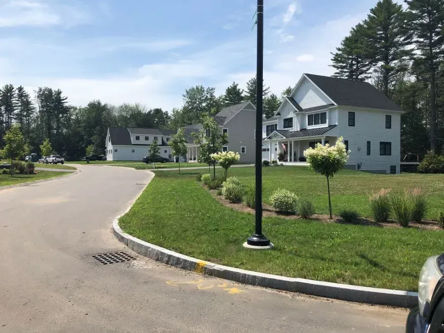 A street with a lot of houses on it